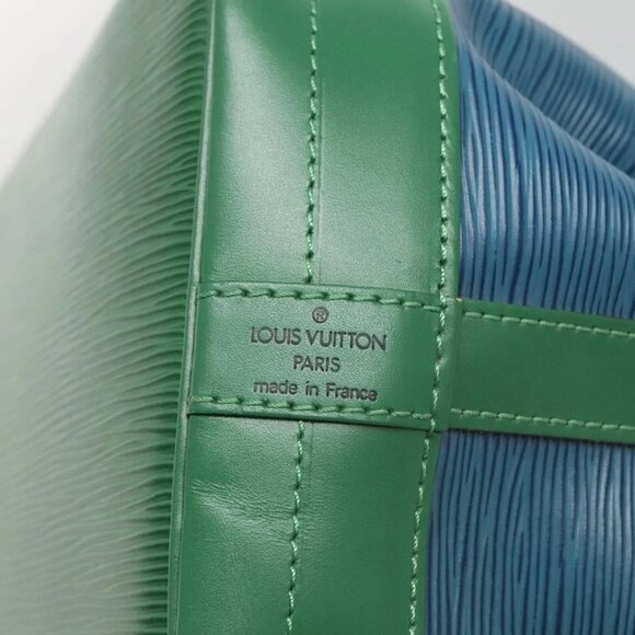 LOUIS VUITTON Epi Noe Shoulder Bag Bicolor Green Blue M44044 LV Auth 132146 - Picture 11 of 16